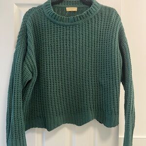 Women's Green Knit Sweater